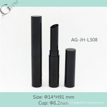 AG-JH-L308 Round Typical Cup Size 8.2mm Slim Cosmetic Empty Tube For Lipstick